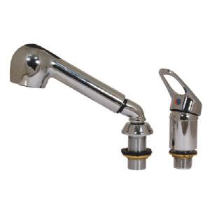 SHOWER MIXER WITH SEPARATE PULL OUT SHOWER CHROME (click for enlarged image)